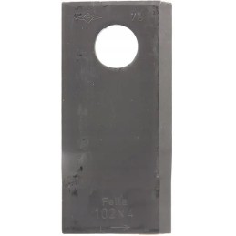 Kairysis rotacinis vejapjovės peilis 102x48x4 mm skylė oe