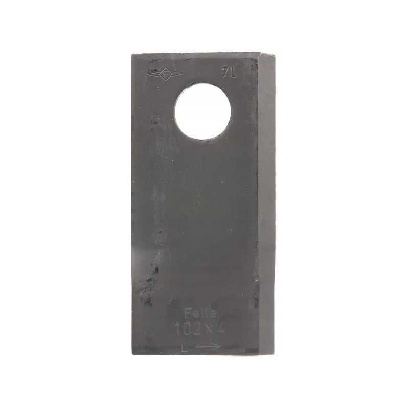 Kairysis rotacinis vejapjovės peilis 102x48x4 mm skylė oe