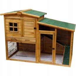 Mažiems gyvūnams skirtas narvas su apatiniu aptvaru ir pakinktais