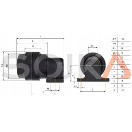 Viršutinis atraminis volas hitachi zx130 9231270