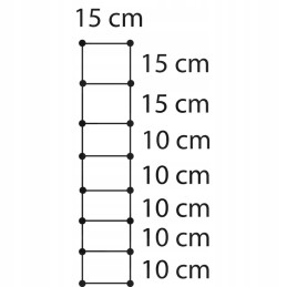 Surištas vielos tinklas 800 8 15 oe 2 45 1 9 mm 5