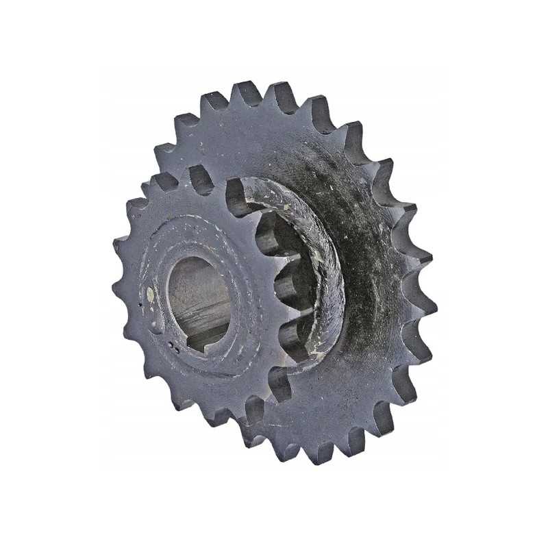 Grandininis ratas nuo 25 iki 16 dvigubų tiektuvui