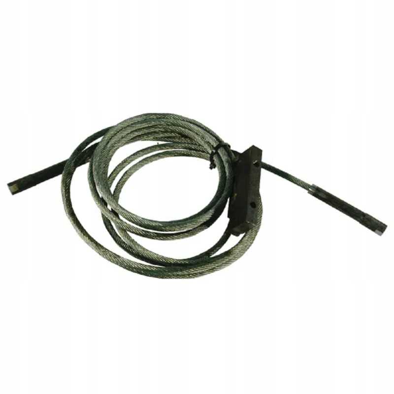 Trioliet pjaustytuvo plieninis trosas 9935 mm