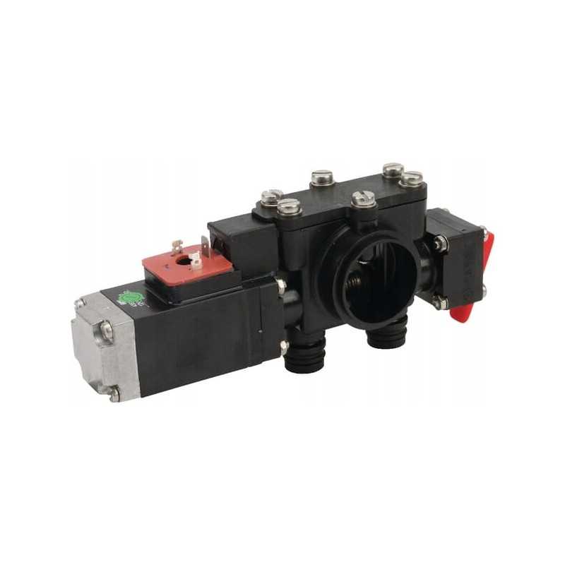 Solenoidinių vožtuvų komplektas su grįžtamuoju ryšiu