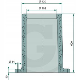 Terminis vamzdis geriamajam vandeniui 600mm
