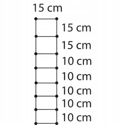 Surištas vielos tinklas 800 8 15 oe 2 45 1 9 mm 5
