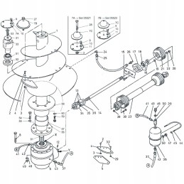 Tiekimo vagono peilis Trioliet Mullos 05818 31841 orygi
