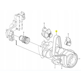 V formos diržas volvo ekskavatoriaus krautuvas cva