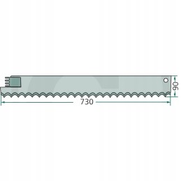 Silosuperstar 170h pjovimo peilis