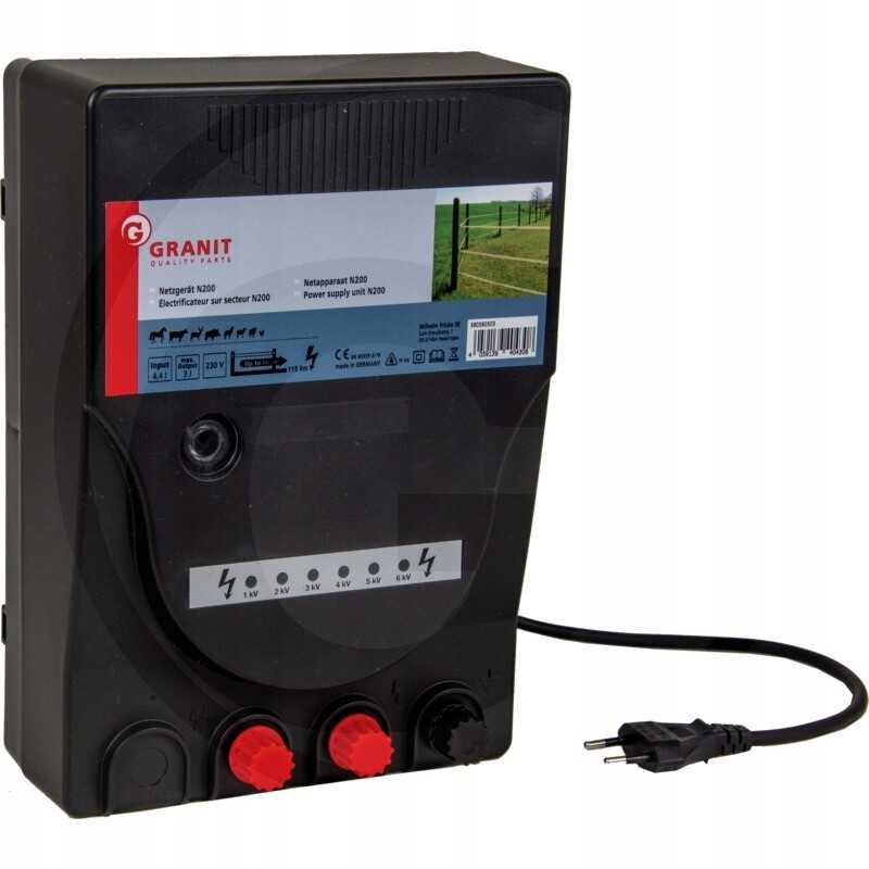 Tinklinis ganyklų elektrifikatorius 230v 4 4j 5700v