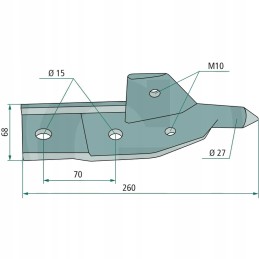 Kairiojo kampo atrama raudonojo granito pjovimo sistemoms