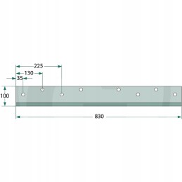 Granito peiliai Strautmann 230 23 pjovimo sistemoms