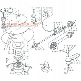 Tiekimo vagono peilis Trioliet Mullos 05818 31841 orygi