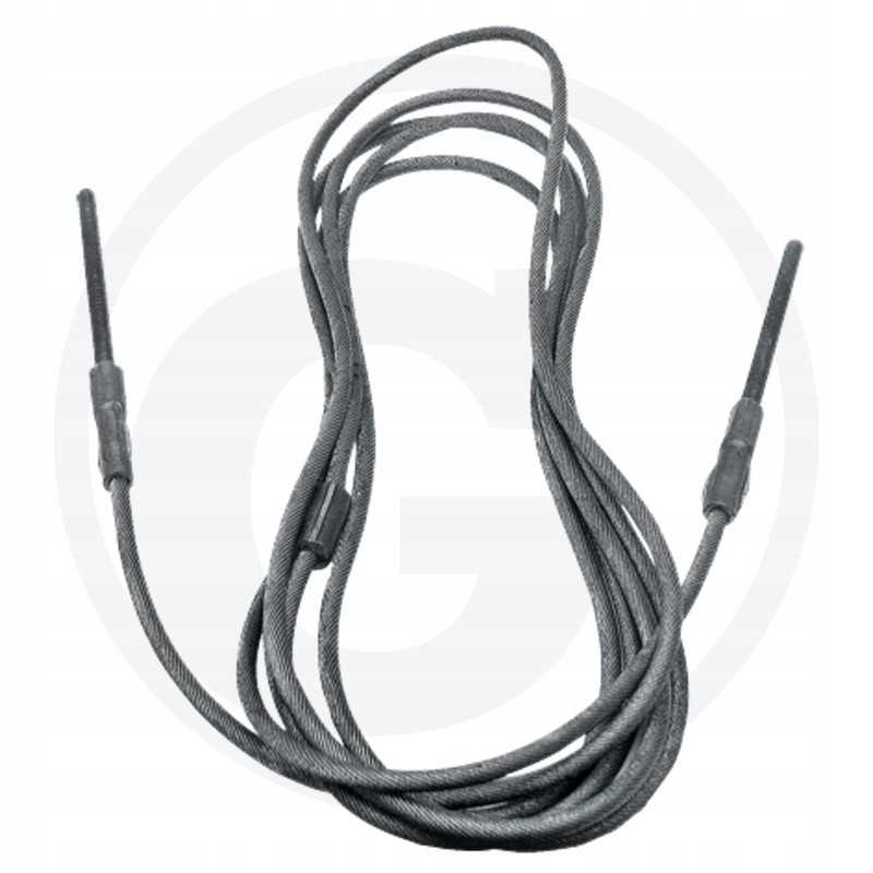 Trioliet pjaustytuvo plieninis trosas 9185 mm