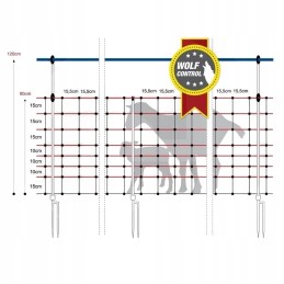 Horizontinis vilkų apsaugos tinklas 50m 0 9