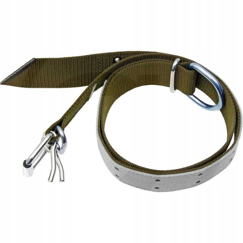 Antkaklis jaučiams, žalias, 1500 x 50 mm, sustiprintas