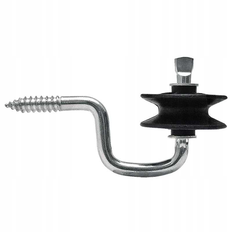 Ritininis izoliatorius ant 7 mm sustiprinto laikiklio