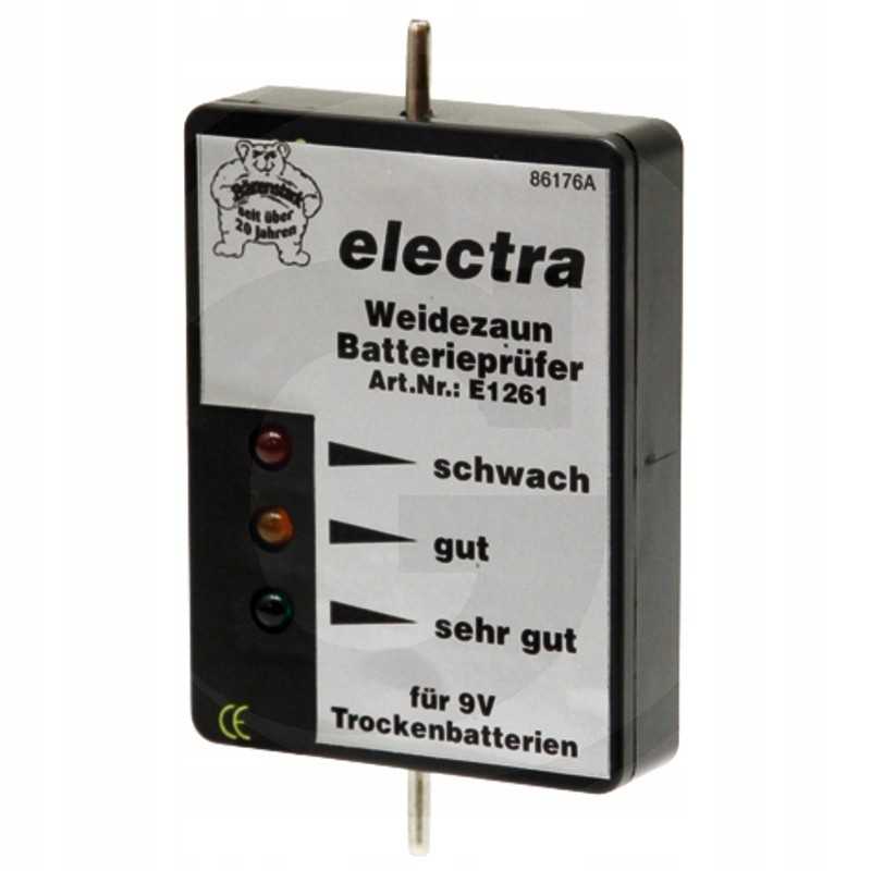 9v ganyklos baterijos testeris