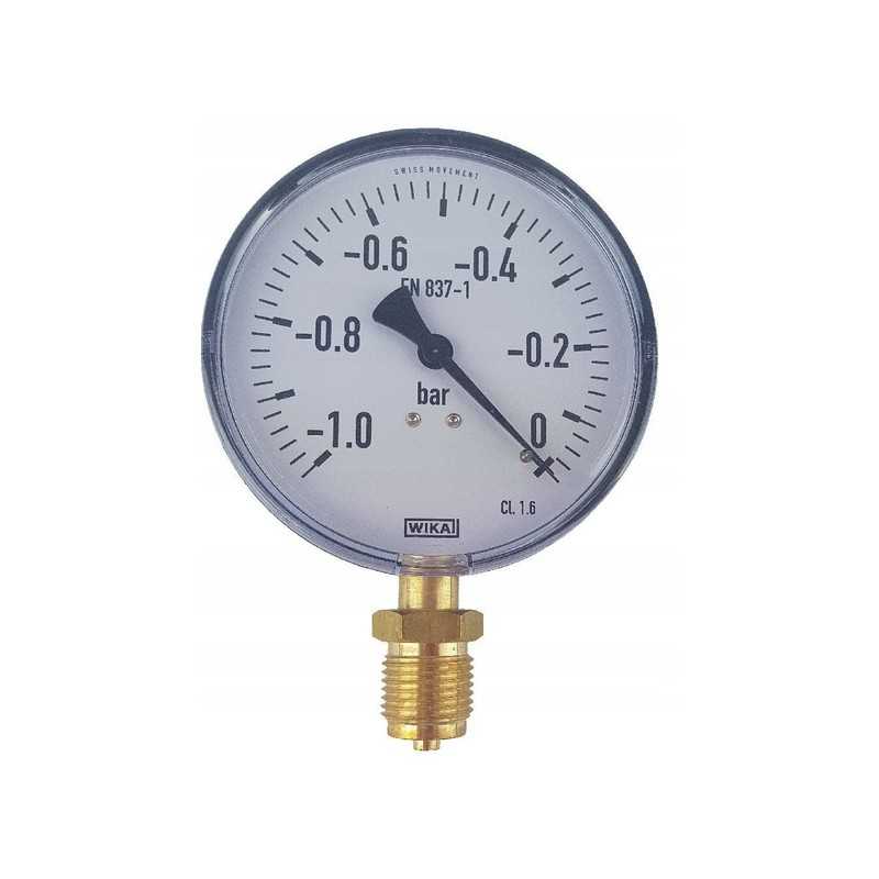 Vakuuminis matuoklis wika didelis q100 mm sriegis 1 4