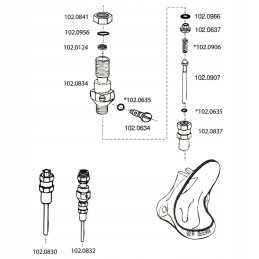 Suevia girdykla 92 modelis paršeliams, apatinė dalis