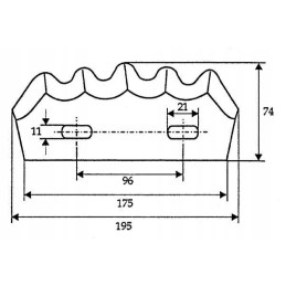 Marmix pašarų vagono peilis