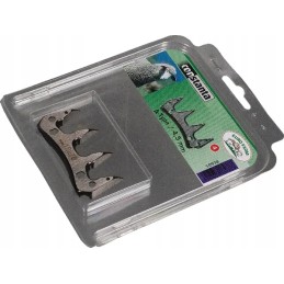 Viršutinis skustuvo peiliukas turi 4 dantis