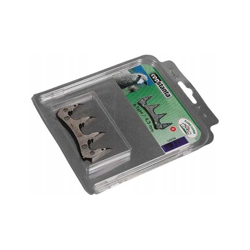 Viršutinis skustuvo peiliukas turi 4 dantis