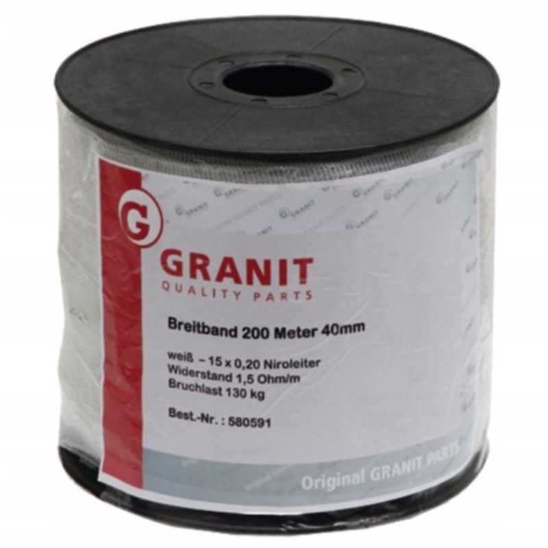 Ganytojo juosta elektrifikatoriui, 200m, 40mm, 8 laidai