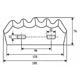 Marmix FM13114 pašarų vagono ašmenys