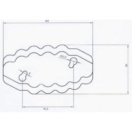 Tiekimo vagono kairysis peilis FM19316