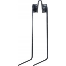 Pirštas nušluoja krampą