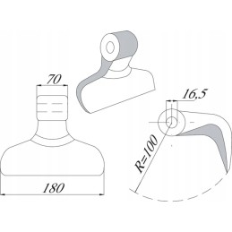 Plaktuvo ašmenys tinka Ferri