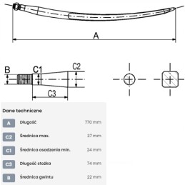 Krautuvo gaudyklė, lenktas, uždaromas dvigubas t profilis