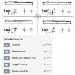 Krautuvas tiesus profilis, dvigubas t 36x1000 m