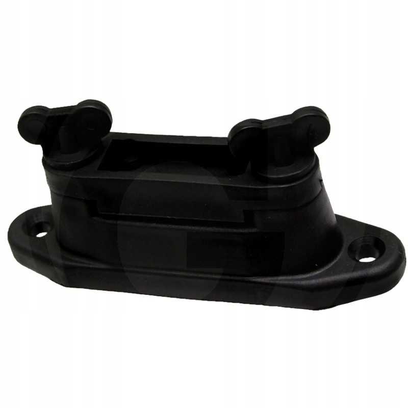 Nagų izoliatorius, juoda guma, laidi elektrai