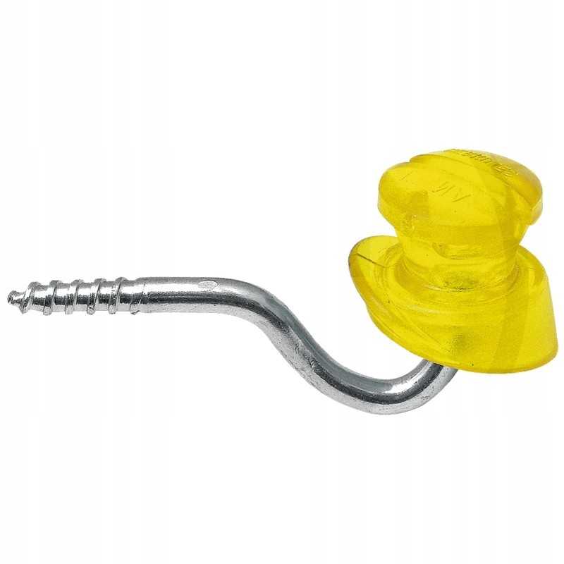 Žiedinis izoliatorius, skaidrus, geltonas, pagamintas iš polipropileno