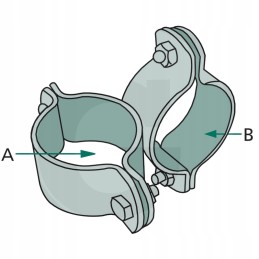 Kryžminis spaustukas 1 1 2 48 mm