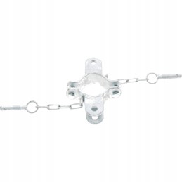 Cinkuotas spaustukas 76mm, 2 apsaugos