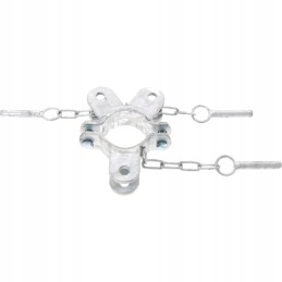 Cinkuotas spaustukas 76mm, 3 apsaugos