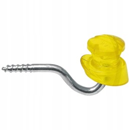 Žiedinis izoliatorius, skaidrus, geltonas, pagamintas iš polipropileno