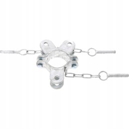 Cinkuotas spaustukas 76mm, 3 apsaugos