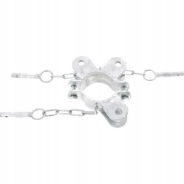 Cinkuotas spaustukas 76mm, 3 apsaugos