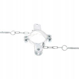 Cinkuotas spaustukas oe 102 mm, 2 apsaugos