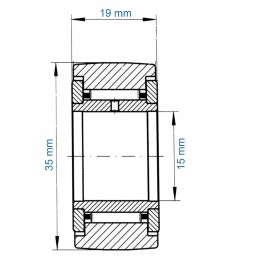 Paėmimo ritininis guolis metalinis fach z 562 rt 15