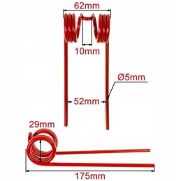 Famarol DF 120 rulonų preso rinktuvo pirštas