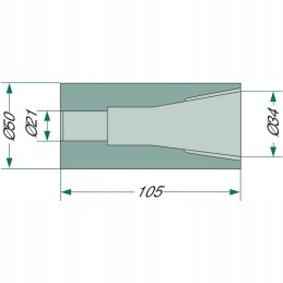 105 mm priekinio krautuvo noragų įvorė
