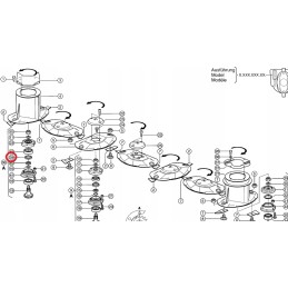 Claas disco 300 vejapjovės žiedinis sandariklis