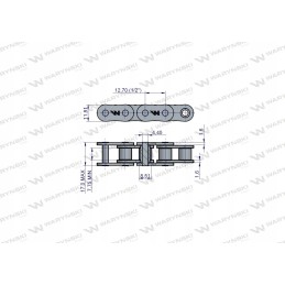 Ritininė grandinėlė 08b 1 72ps Sipma ritininis presas