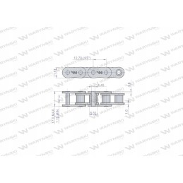 Ritininė grandinėlė 08b 1 72ps Sipma ritininis presas