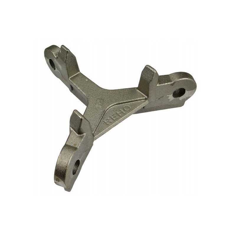 Trigubas lakuoto lauko vilkimo tinklelio segmentas